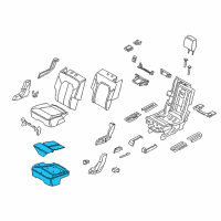 OEM 2020 Lincoln Navigator Seat Cushion Pad Diagram - JL7Z-7863840-C