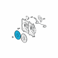 OEM 2015 Toyota Highlander Fan Blade Diagram - 16361-0P210