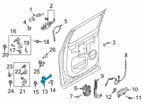 OEM 2022 Ford F-150 CHECK ASY - DOOR Diagram - ML3Z-1627204-A