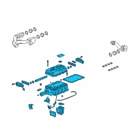 OEM 2009 Cadillac STS Supercharger Diagram - 12602083