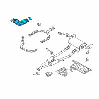 OEM 2011 Infiniti FX35 Three Way Catalytic Converter Diagram - B08B2-1BA0B