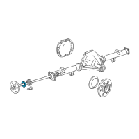 OEM 1996 Ford F-350 Axle Seal Diagram - 5L3Z-1S177-AB