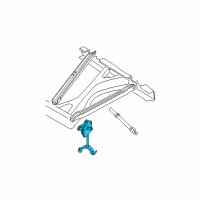 OEM GMC K1500 Hoist Asm-Spare Wheel Diagram - 15733295