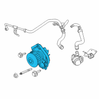 OEM 2016 Jeep Renegade Water Pump Diagram - 68385387AA