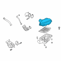 OEM 2020 Kia K900 Air Filter Box Diagram - 28123J6100