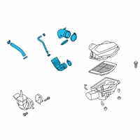 OEM 2020 Kia K900 Hose Assembly-Air Intake Diagram - 28130J6000