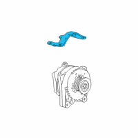 OEM 2001 Ford Mustang Mount Bracket Diagram - XR3Z-10153-BC