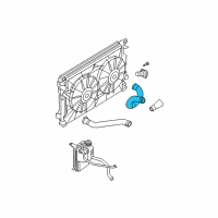 OEM Chrysler Pacifica Hose-Radiator Outlet Diagram - 5005534AG