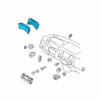 OEM 2008 Ford F-250 Super Duty Cluster Assembly Diagram - 8C3Z-10849-BG