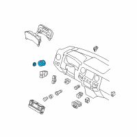 OEM 2010 Ford F-350 Super Duty Headlamp Switch Diagram - 8C3Z-11654-DA