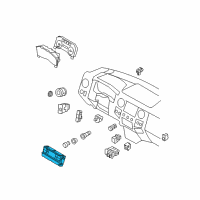 OEM 2008 Ford F-350 Super Duty Dash Control Unit Diagram - 9C3Z-19980-G