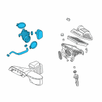 OEM 2015 Hyundai Azera Hose Assembly-Air Intake Diagram - 28140-3V300