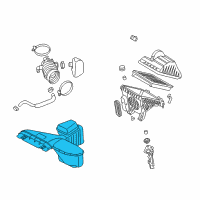 OEM Hyundai Duct Assembly-Air Diagram - 28210-3V600