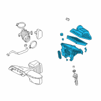 OEM Hyundai Azera Cleaner Assembly-Air Diagram - 28110-3V350