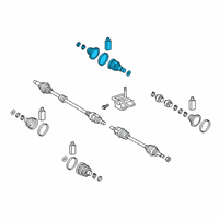 OEM 2021 Hyundai Veloster Joint Kit-Front Axle Differential Side RH Diagram - 49535-F2200