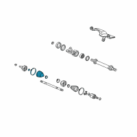 OEM Honda Fit Boot Set, Outboard Diagram - 44018-TF6-N04