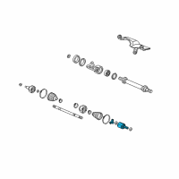 OEM 2009 Honda Fit Joint Set, Inboard Diagram - 44310-TF6-305