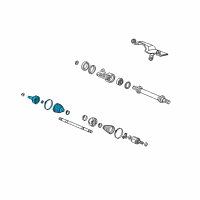 OEM 2009 Honda Fit Joint Set, Outboard Diagram - 44014-TK6-A02