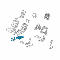 OEM Acura TL Heater, Right Front Seat Cushion Diagram - 81134-SEP-A11