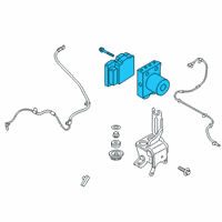 OEM 2020 Ford F-150 ABS Control Unit Diagram - HL3Z-2C215-C