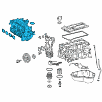 OEM 2016 Lexus NX300h Manifold Assembly, Intake Diagram - 17120-36050