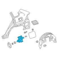 OEM 2021 Toyota RAV4 Prime Lock Actuator Diagram - 77030-12010