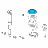 OEM Honda Rubber, Spring Mt Rear Diagram - 52686-S0X-013