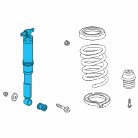 OEM 2015 Honda Odyssey Shock Absorber, Rear Diagram - 52610-TK8-A11