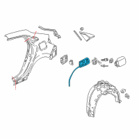 OEM 2017 Honda Civic Adapter Assy., Fuel Cap Diagram - 74480-TGG-A01