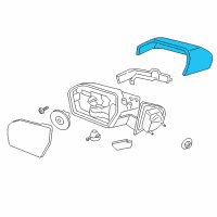 OEM 2020 Ford Expedition Mirror Cover Diagram - JL1Z-17D742-CA