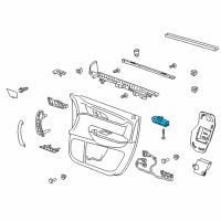 OEM 2014 Chevrolet Traverse Lock Switch Diagram - 15804094