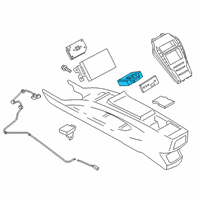 OEM 2013 Ford Explorer Module Diagram - BT4Z-19A387-B