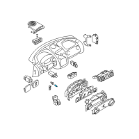 OEM Chrysler Sebring Bulb-Instrument Panel Diagram - MR471775
