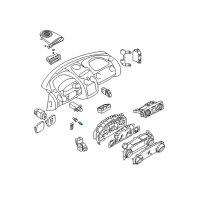 OEM 2001 Chrysler Sebring Bulb-Instrument Panel Diagram - MR471775