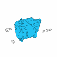 OEM Chrysler Aspen Engine Starter Diagram - 56029750AB