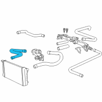 OEM BMW 740iL Water Hose Diagram - 11-53-1-741-409