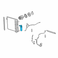 OEM Ford Escape Drier Diagram - 6L8Z-19C836-AB