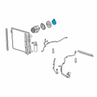 OEM Ford Escape Clutch Coil Diagram - 5L8Z-19D798-AA