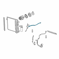 OEM 2007 Mercury Mariner Evaporator Tube Diagram - 6L8Z-19835-AA