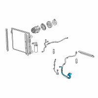 OEM 2006 Ford Escape Discharge Line Diagram - 6L8Z-19972-AA