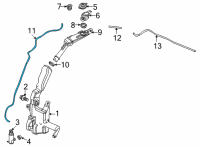OEM 2022 Honda Civic TUBE (4X7X1310) Diagram - 76881-T47-A01