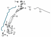 OEM Honda Civic TUBE (4X7X1310) Diagram - 76881-T47-A01