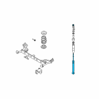 OEM Nissan Versa ABSORBER Kit - Shock, Rear Diagram - E6200-ZN90A