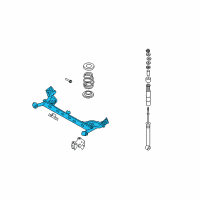 OEM Nissan Versa Beam Complete-Rear Suspension Diagram - 55501-9EL0A