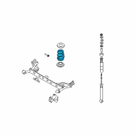 OEM 2009 Nissan Versa Spring-Rear Suspension Diagram - 55020-EM00A