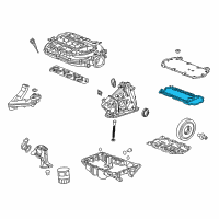 OEM 2010 Honda Odyssey Gasket, Intake Manifold Cover (Upper) Diagram - 17146-R70-A01