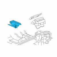 OEM Chevrolet Express 1500 Transmission Mount Diagram - 15210872