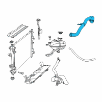 OEM 2019 Jeep Grand Cherokee Hose-Radiator Inlet Diagram - 55038028AG