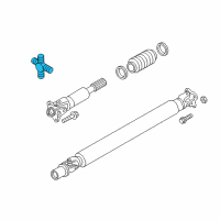OEM 2020 Nissan Titan XD Journal Kit-PROPELLER Shaft Diagram - 37125-EB70A