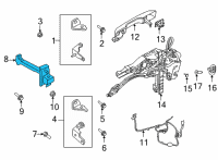 OEM 2021 Ford Bronco Sport CHECK ASY - DOOR Diagram - M1PZ-5827204-A